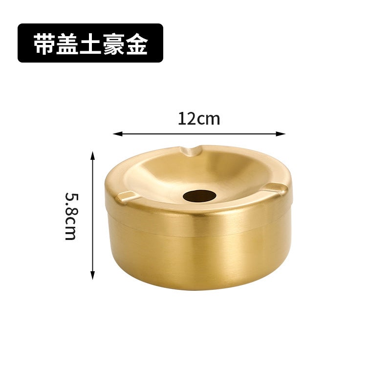 Stainless Steel Ashtray Bar Restaurant El Coffee Shop Milk Tea Shop Logo Home Commercial - Image 1